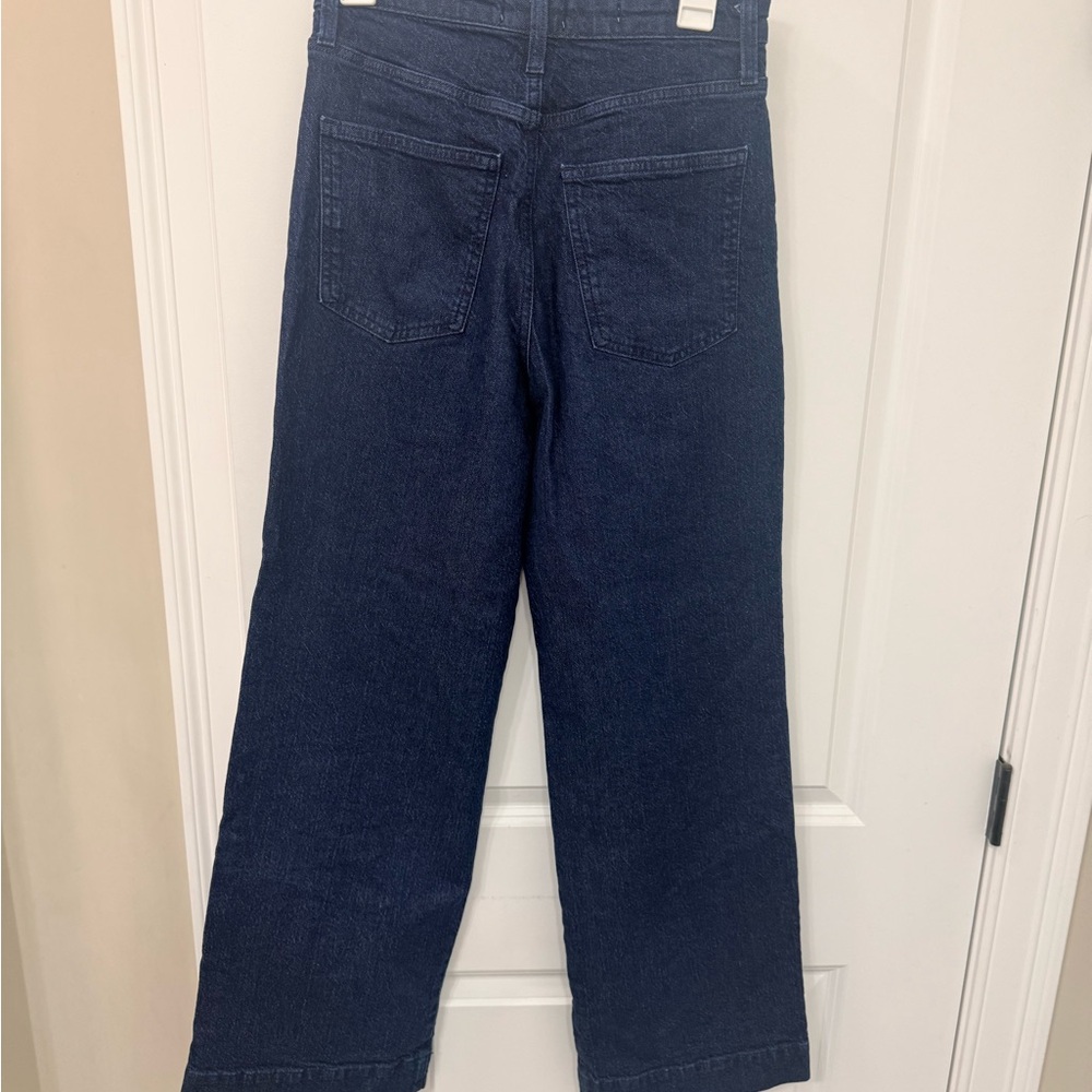 Universal Thread Dark Blue Flare & Wide Leg Jeans - Picture 2 of 5